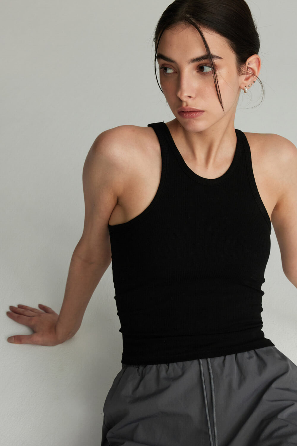 加長版削肩 BraTop