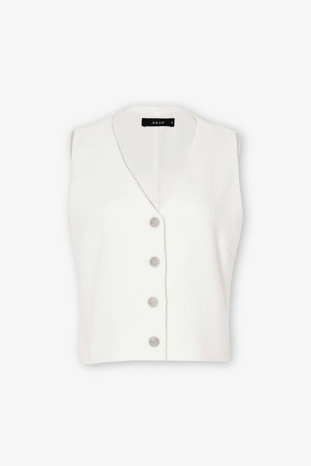 花呢開釦背心