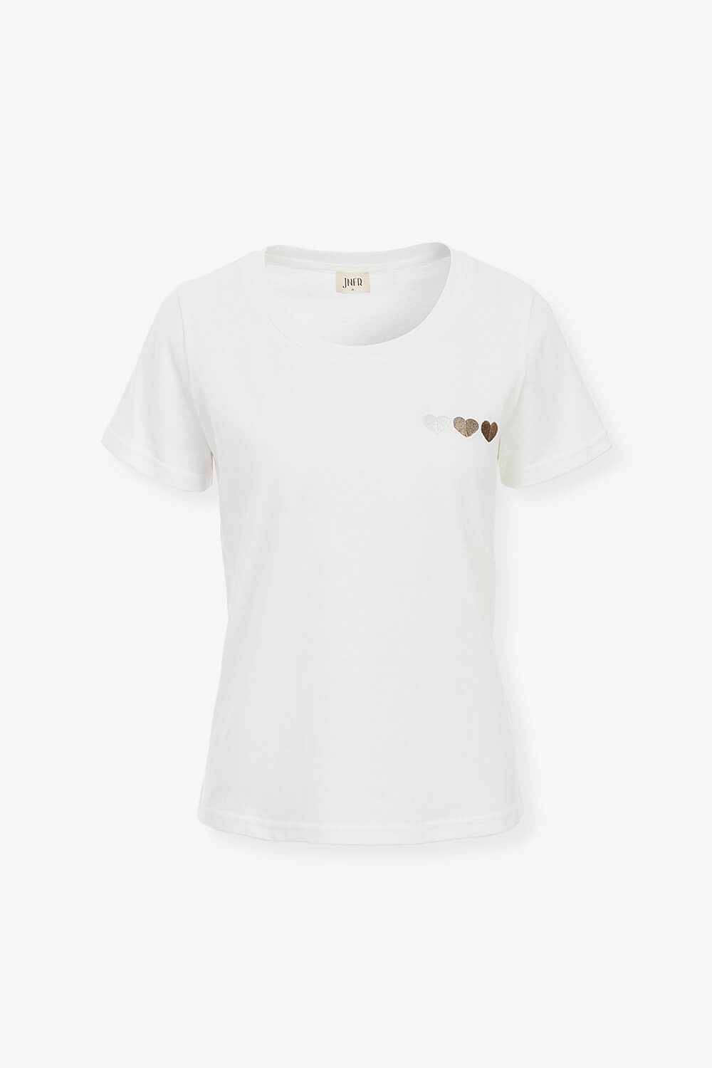 漸層愛心刺繡T恤