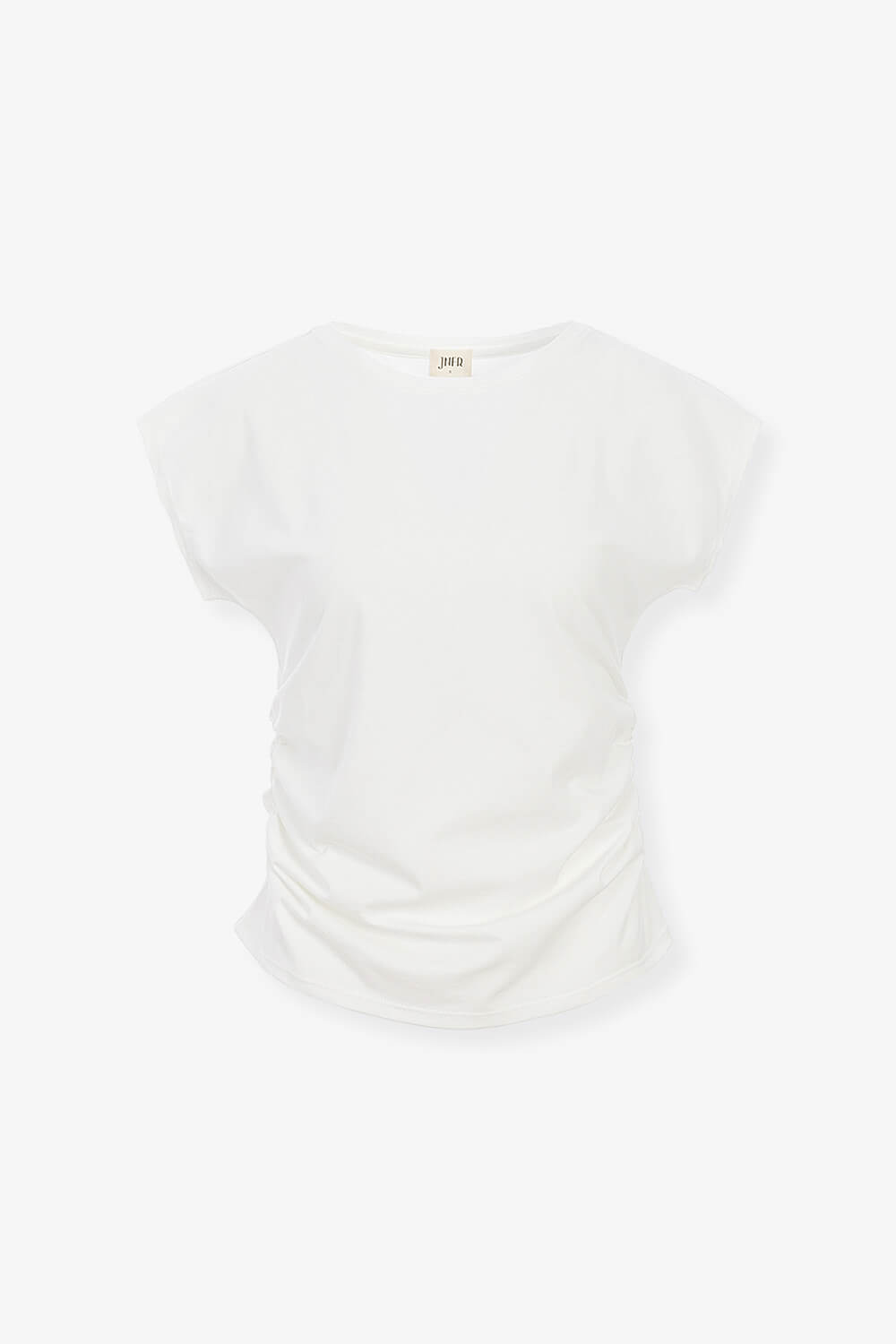 連袖抽皺涼感上衣