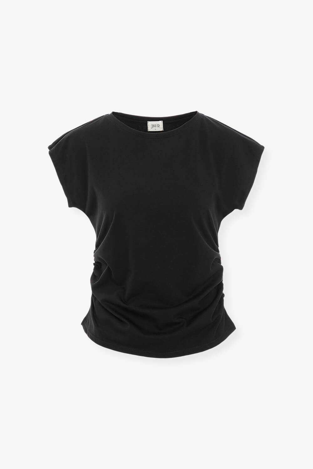 連袖抽皺涼感上衣