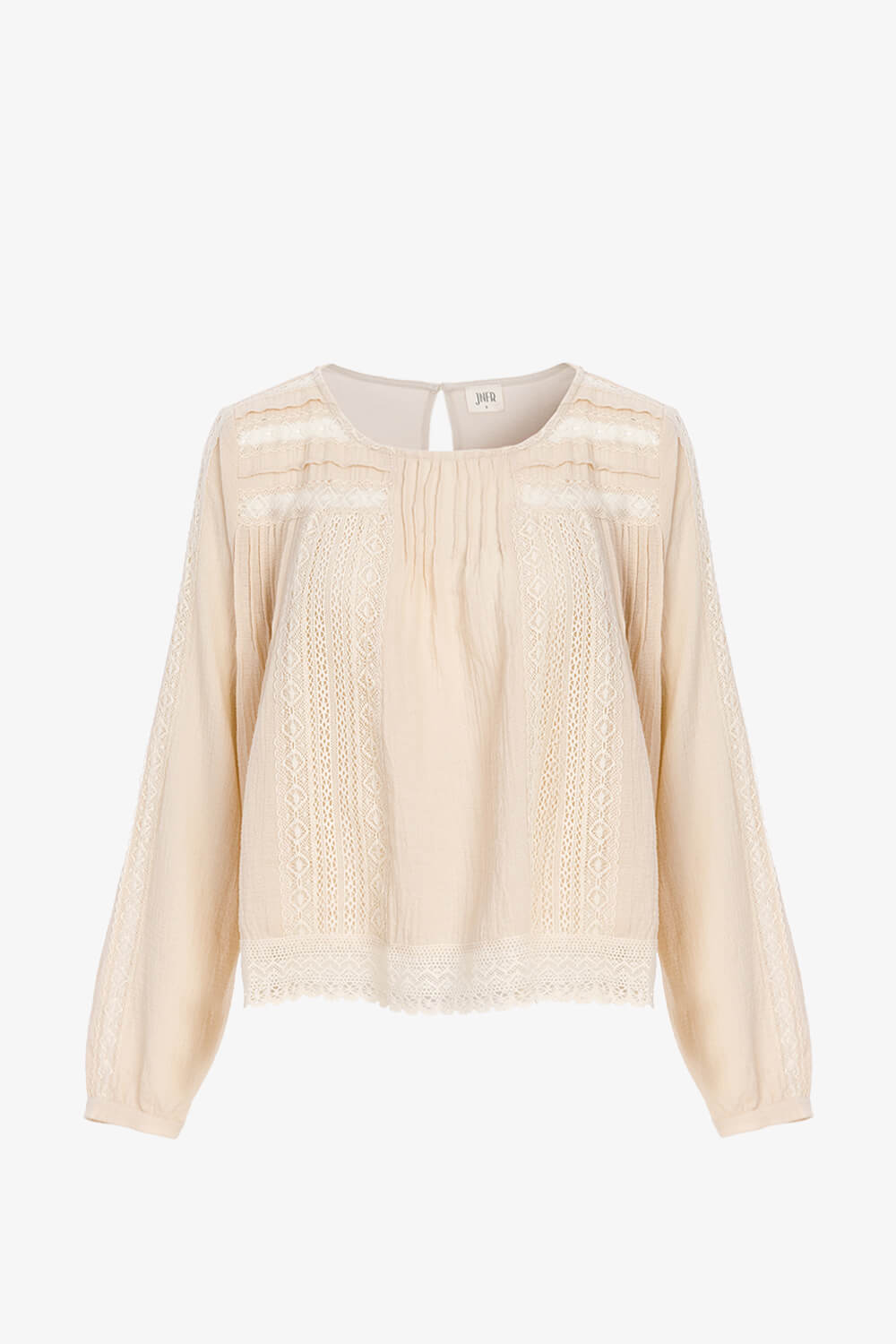 蕾絲拼接上衣