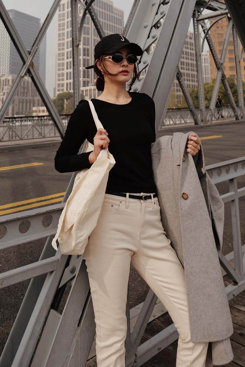 圓領雙面絨上衣