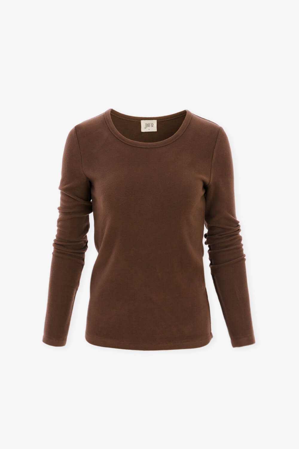 圓領雙面絨上衣