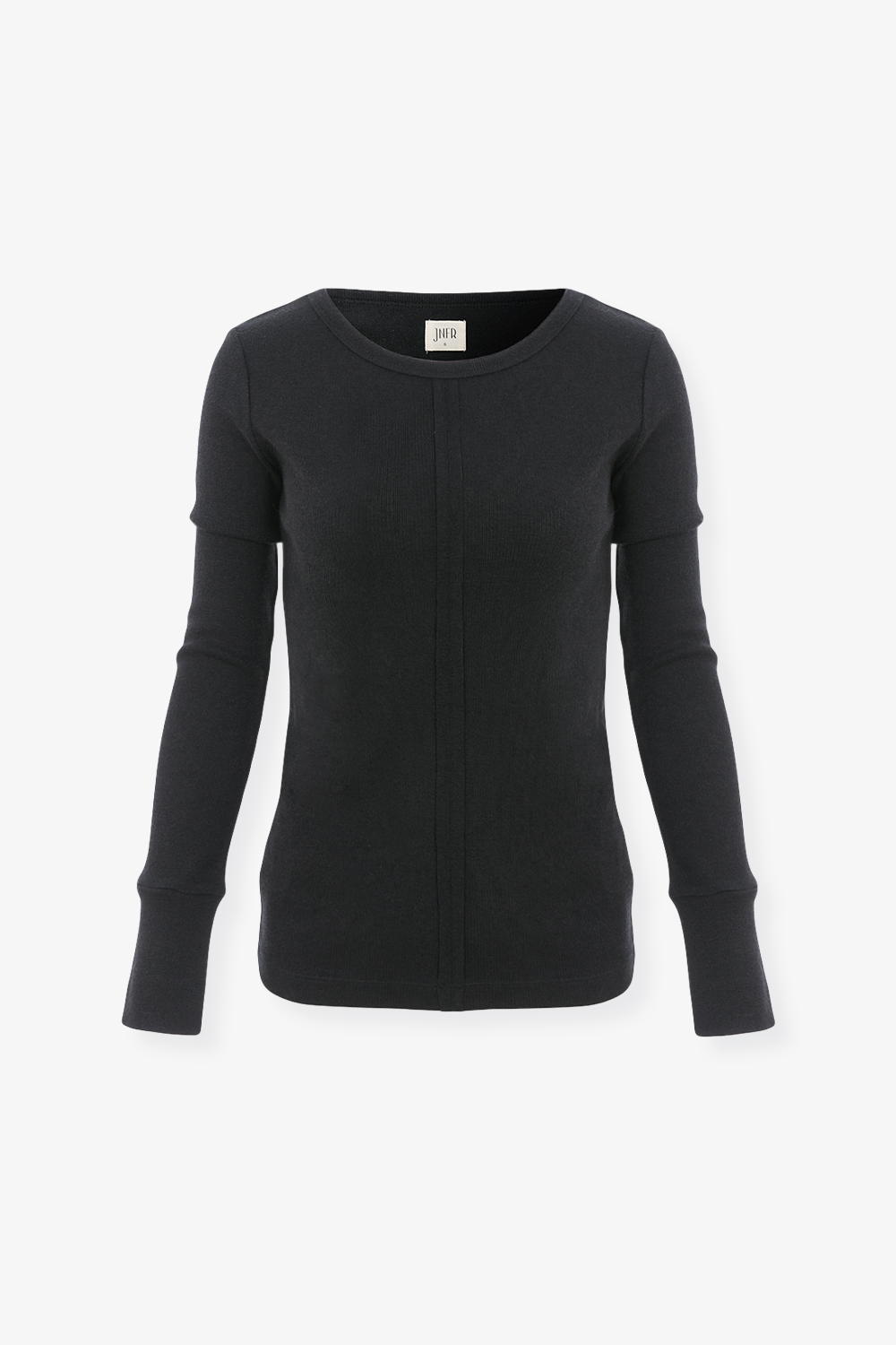 圓領袖開衩上衣