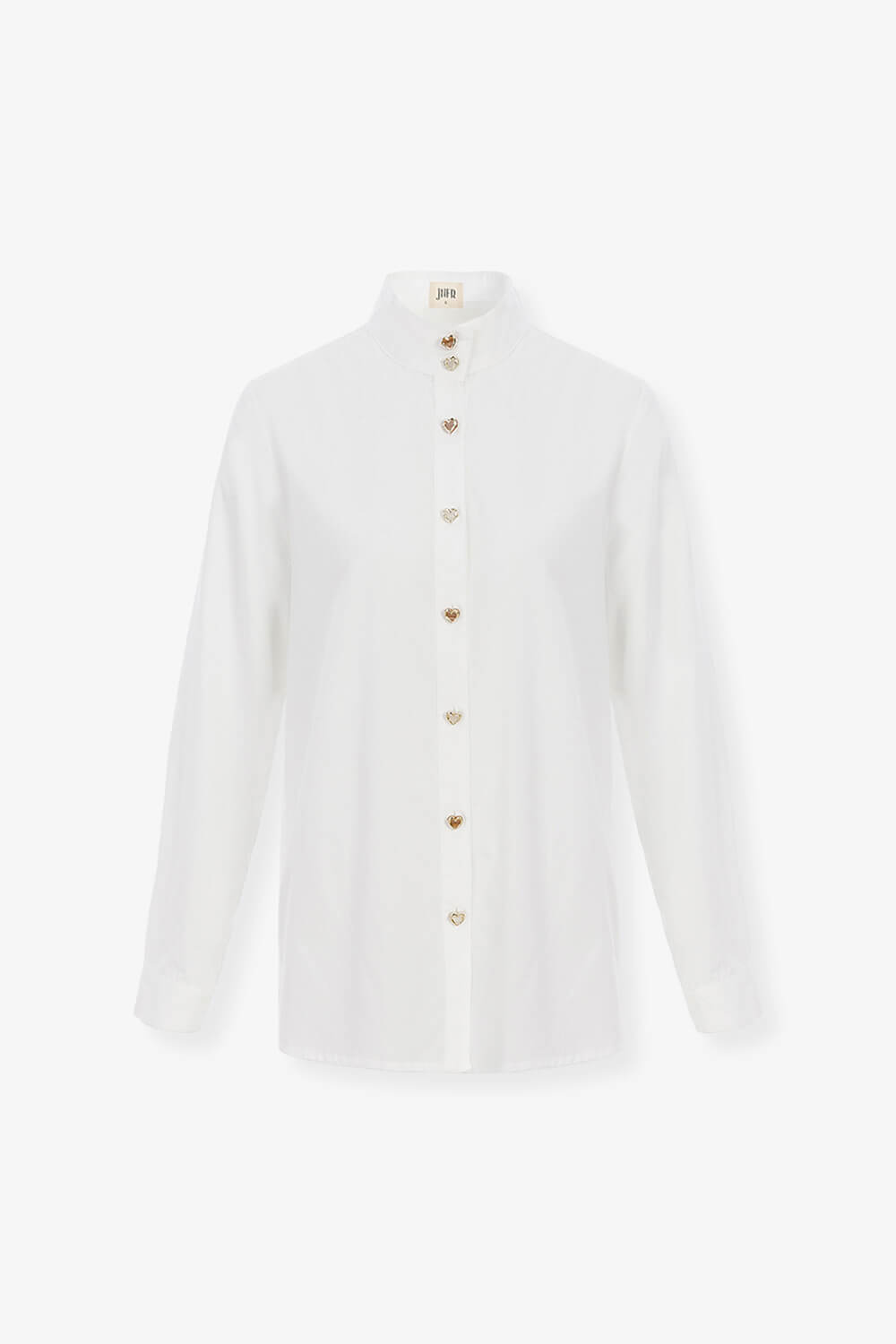 天絲棉愛心立釦襯衫