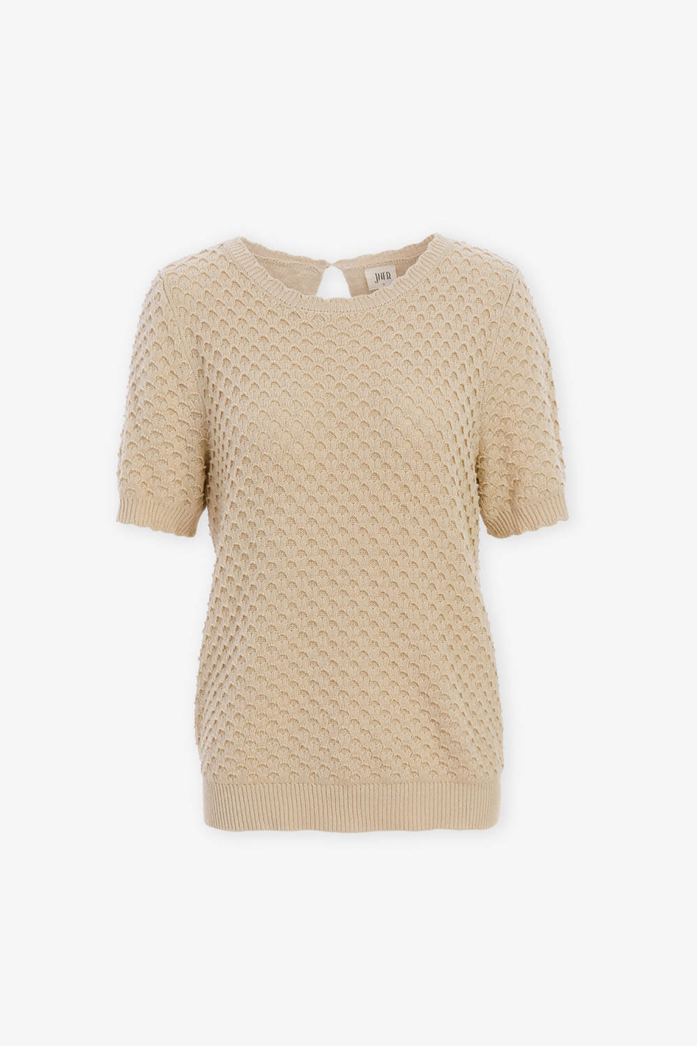 花邊針織短袖上衣