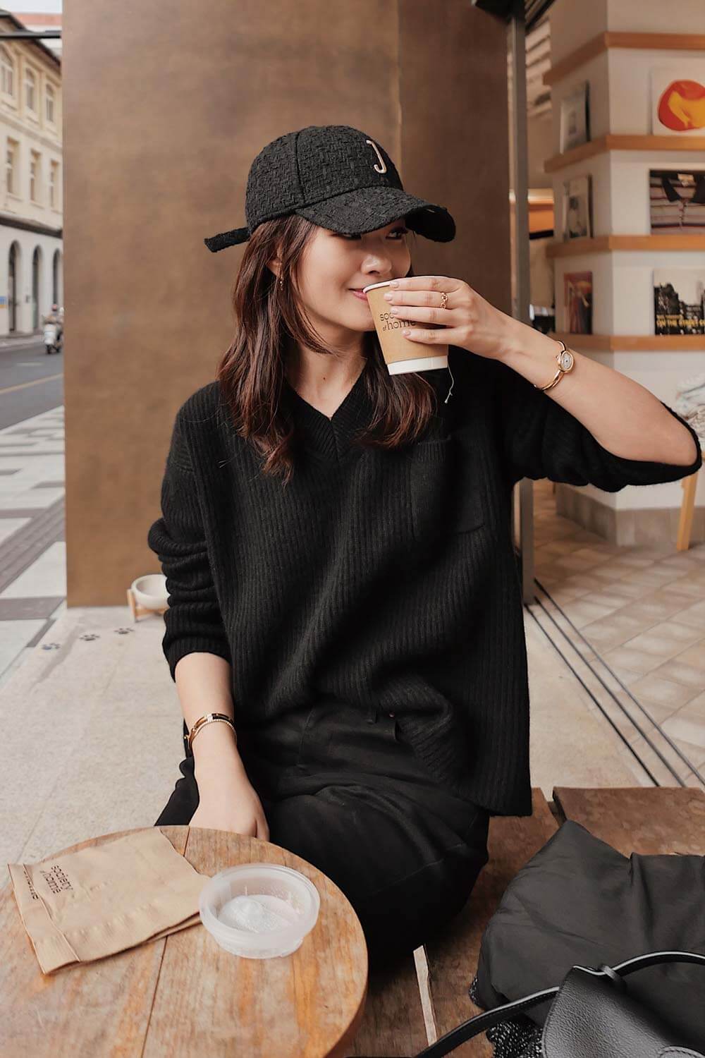 100%CashmereV領羊絨上衣