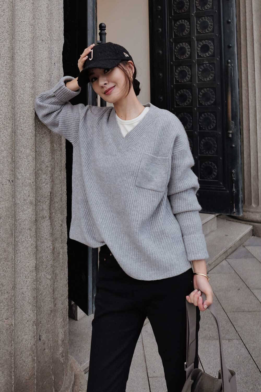 100%CashmereV領羊絨上衣