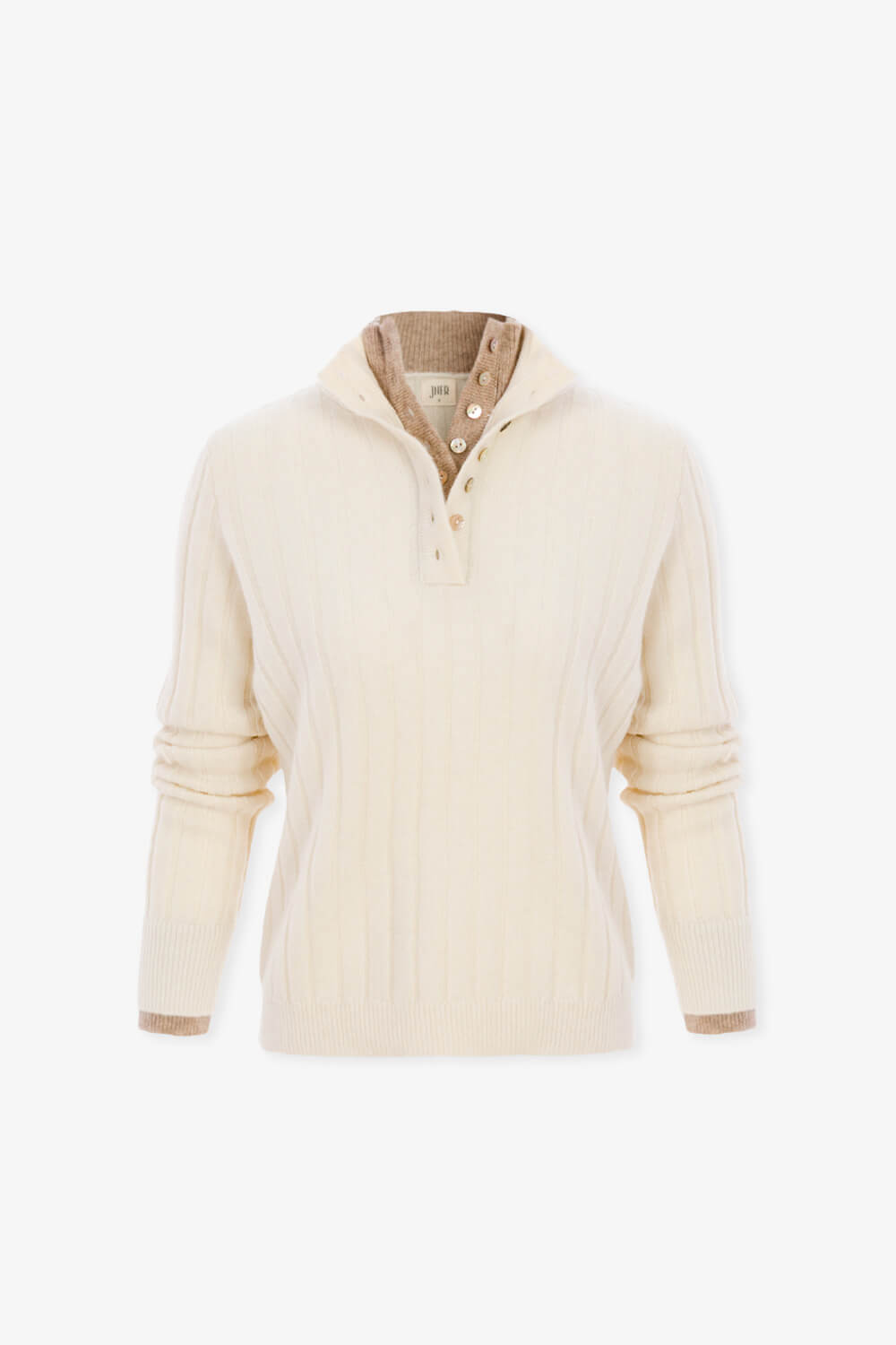 假兩件雙色羊毛衫