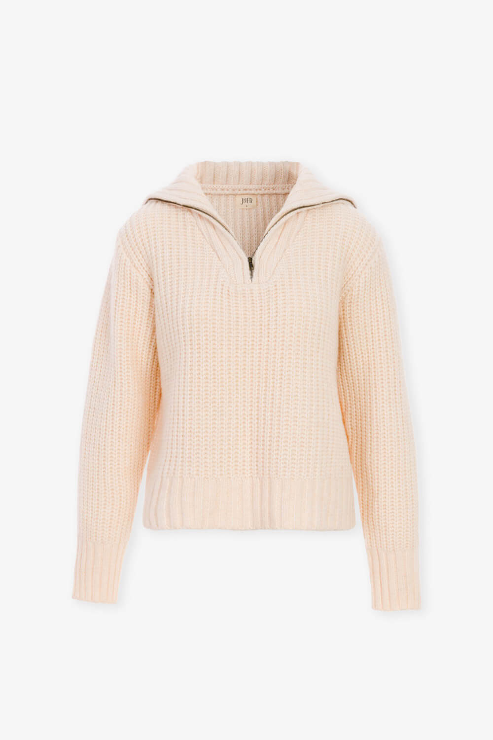 針織翻領愛心上衣