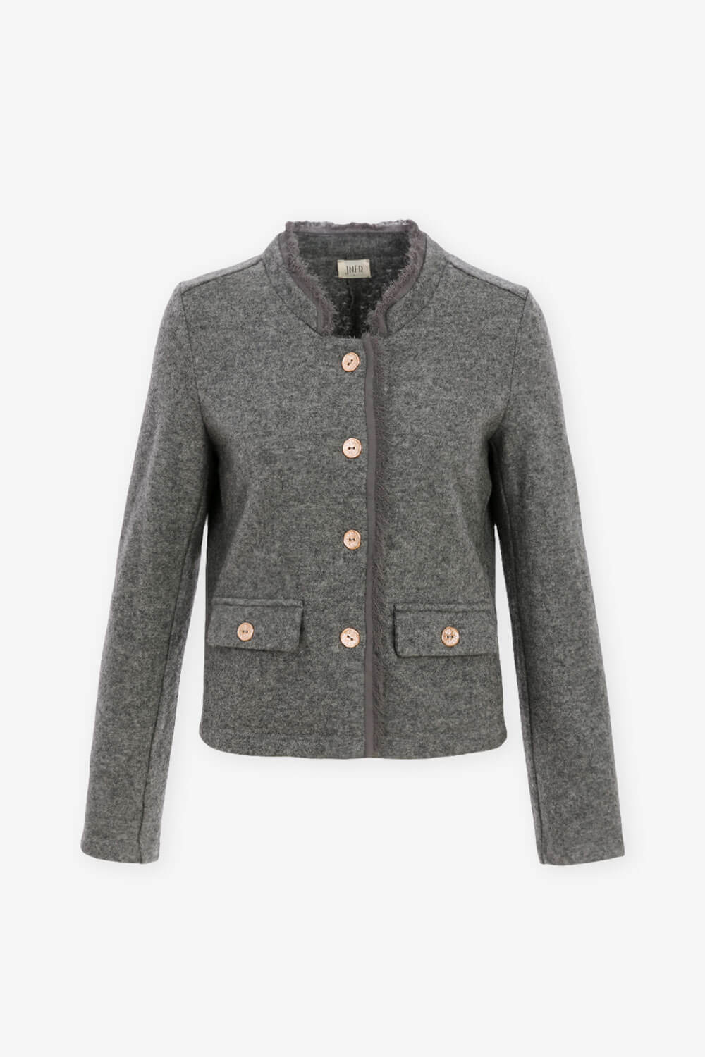 雪紡抽鬚開襟衫