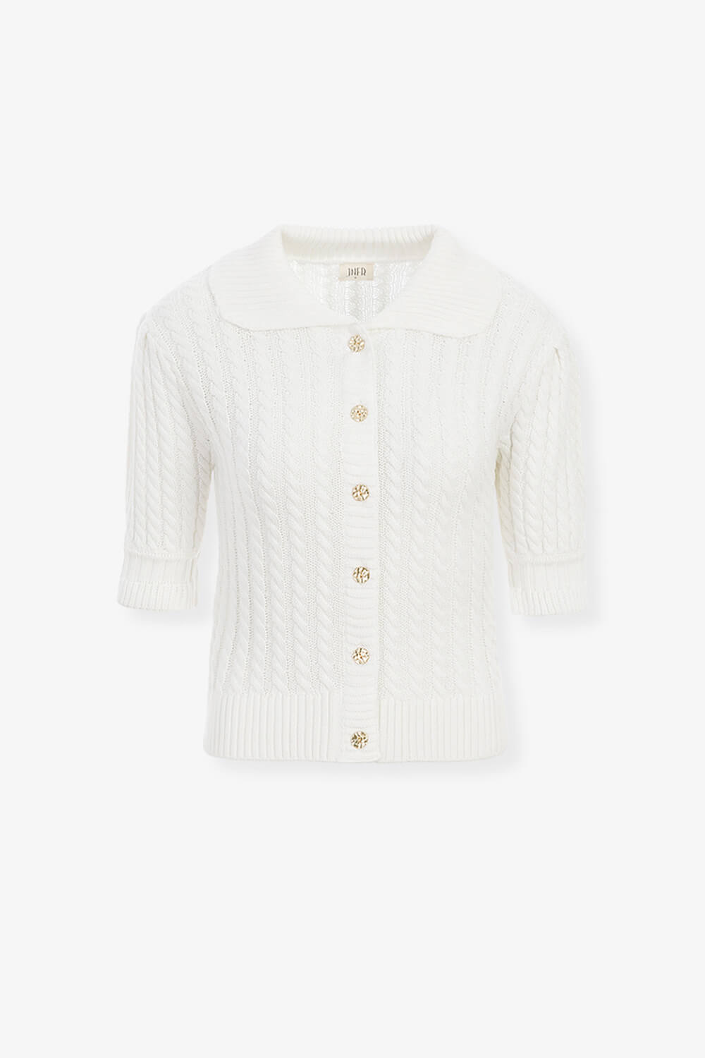 麻花澎袖開襟衫