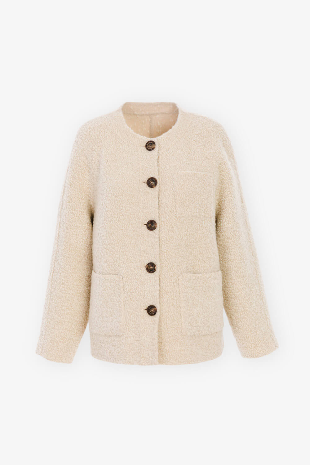 雙面穿羊毛連袖外套