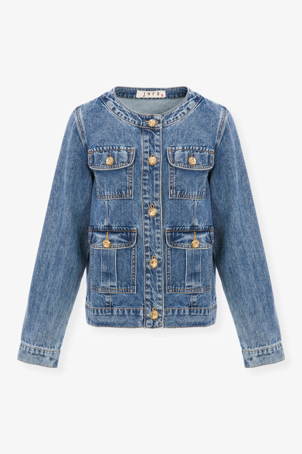水洗仿舊牛仔外套