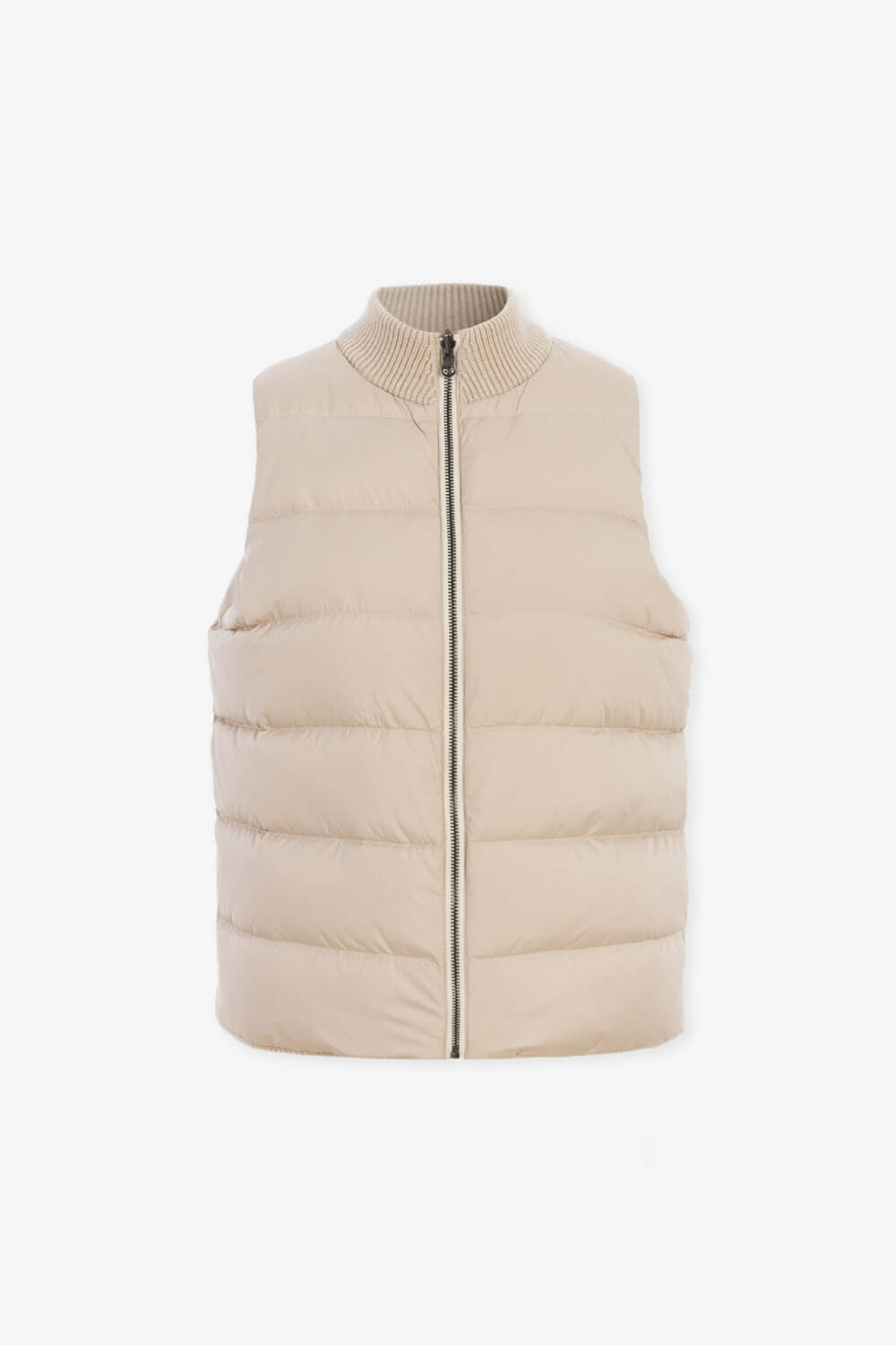 100%羊絨雙面穿鵝絨背心