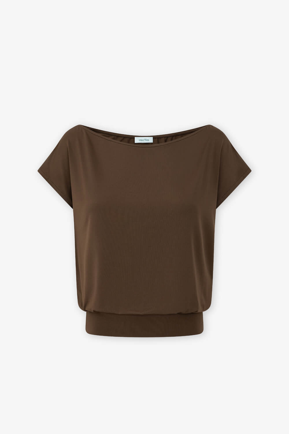 摩卡垂墜絲感上衣