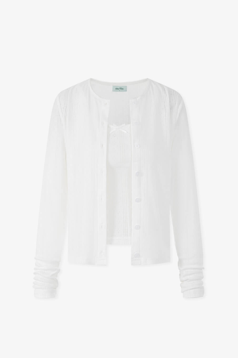 浪漫溫柔兩件式開襟衫