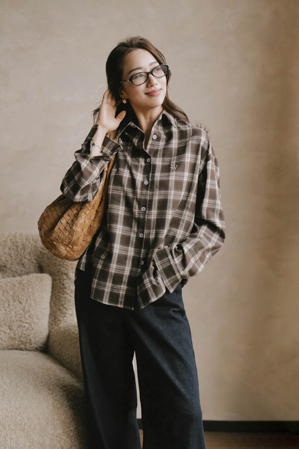 Lazy Check格紋襯衫