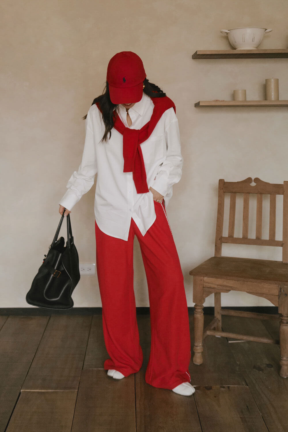 Holiday Velvet 紅絲絨休閒長褲