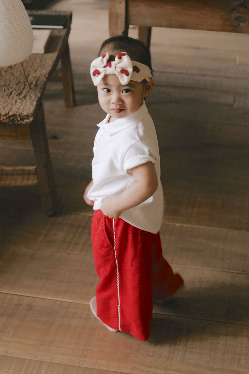 Holiday Velvet 紅絲絨休閒長褲(童裝)