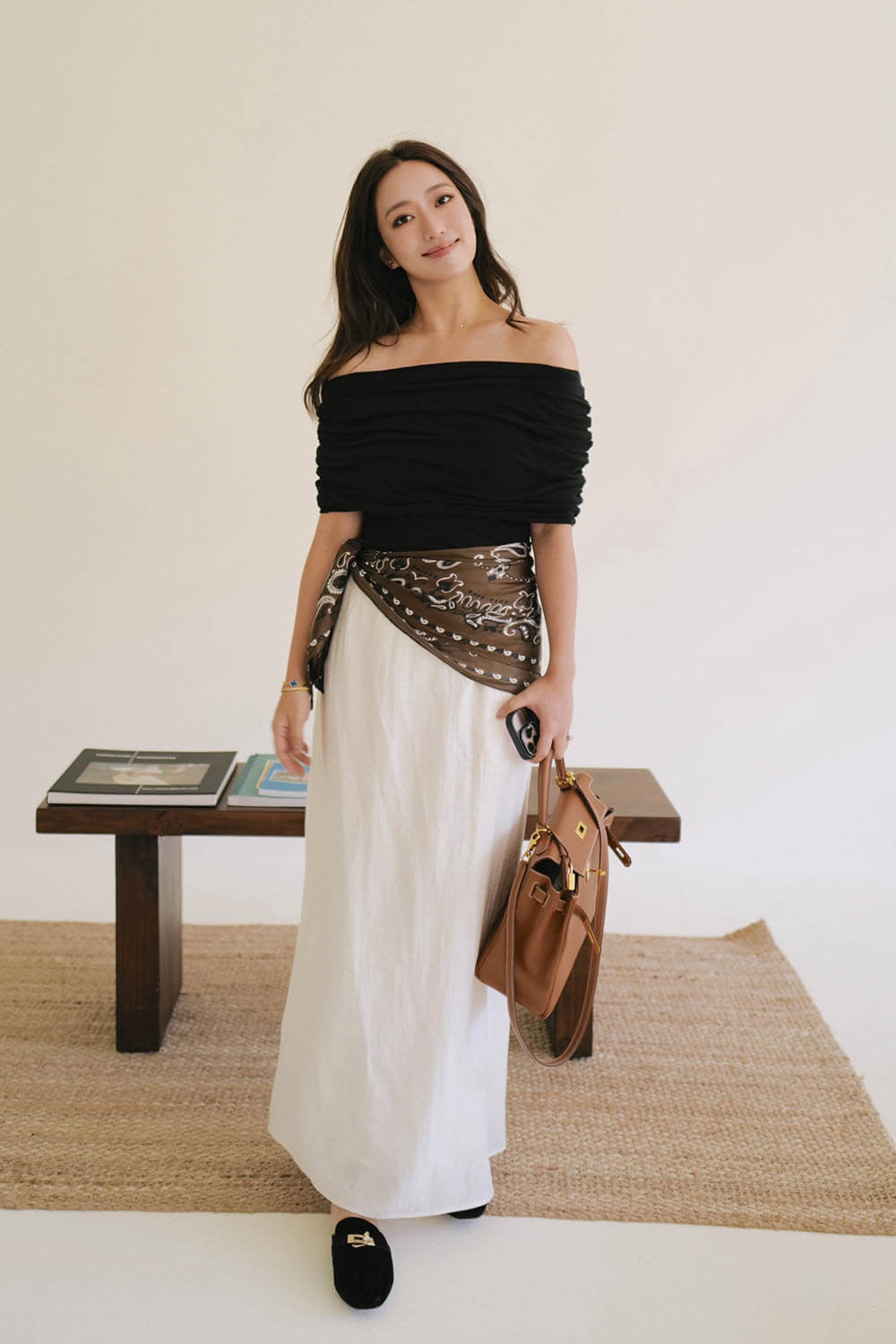 棉麻輕飄飄長裙