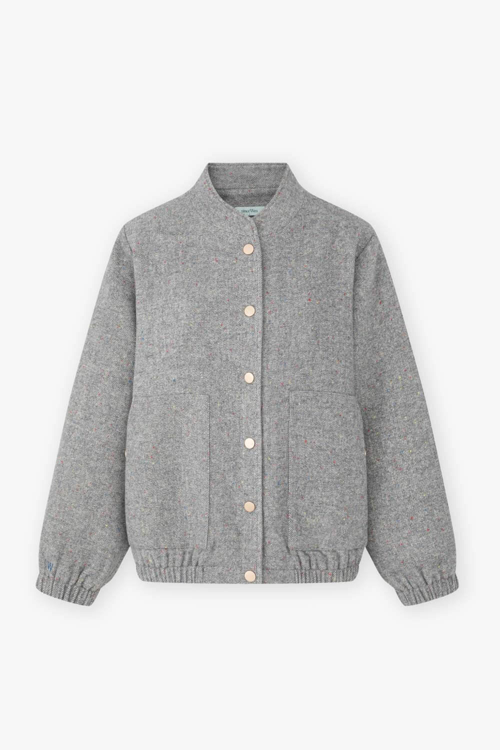 毛呢改版棒球外套 毛呢改版棒球外套