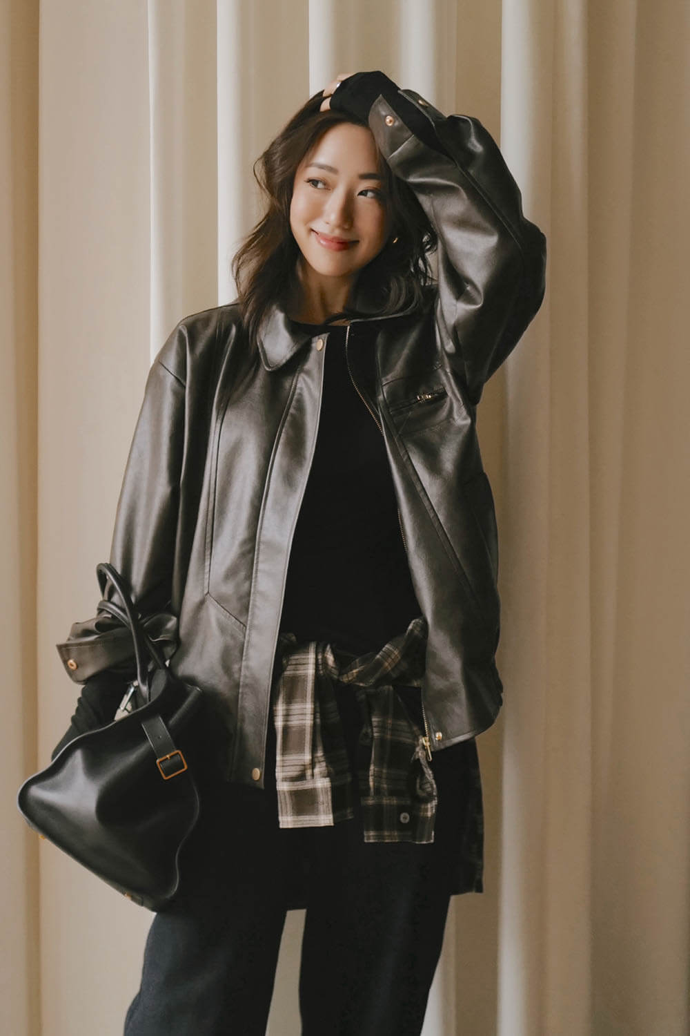 Old Town Brown皮外套