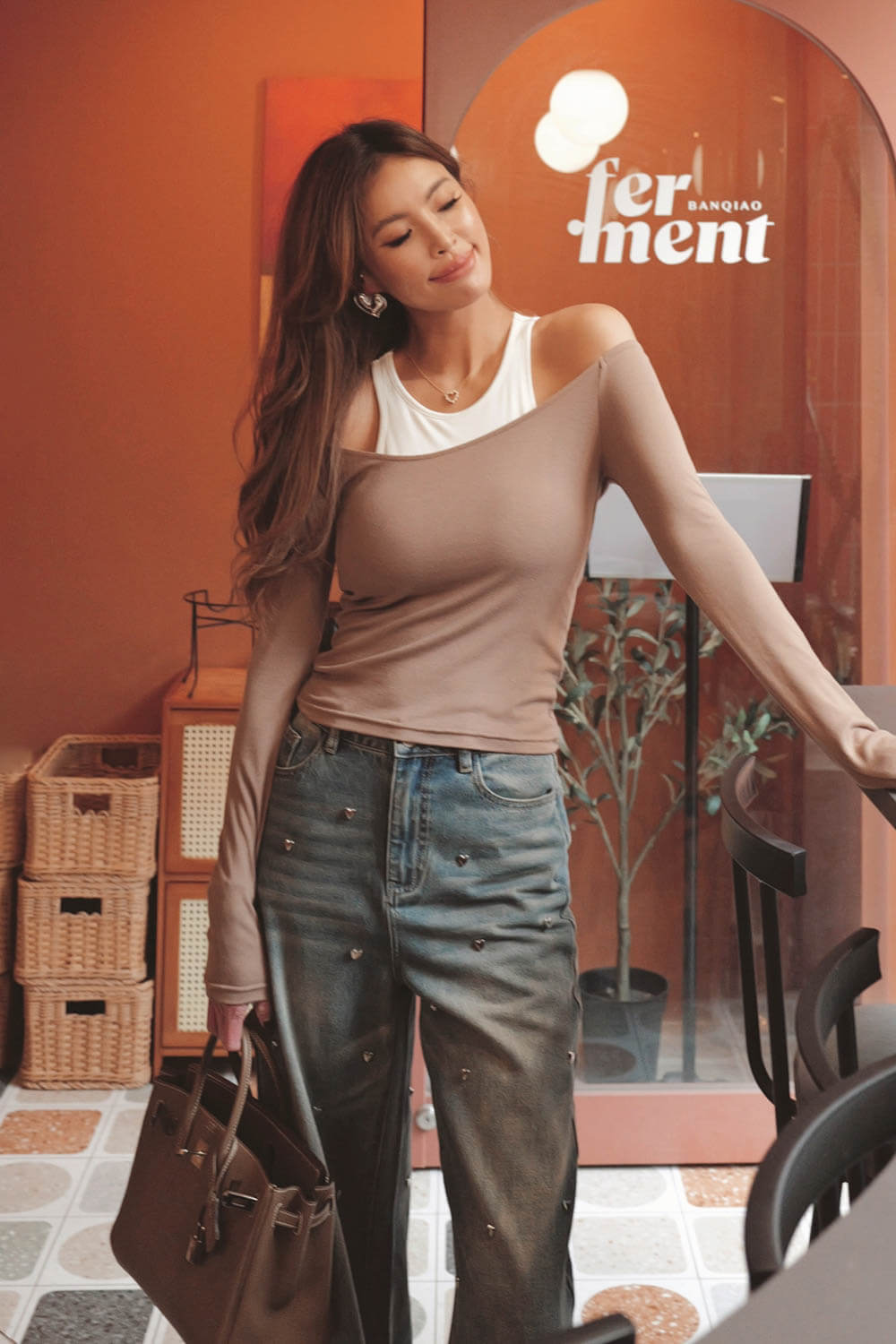 假兩件BRATOP上衣