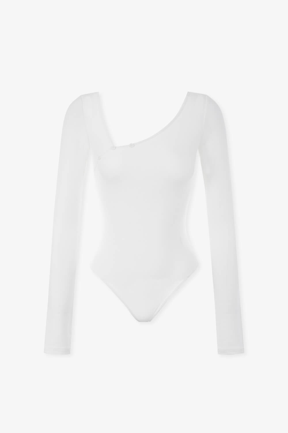 不對稱V領BODYSUIT