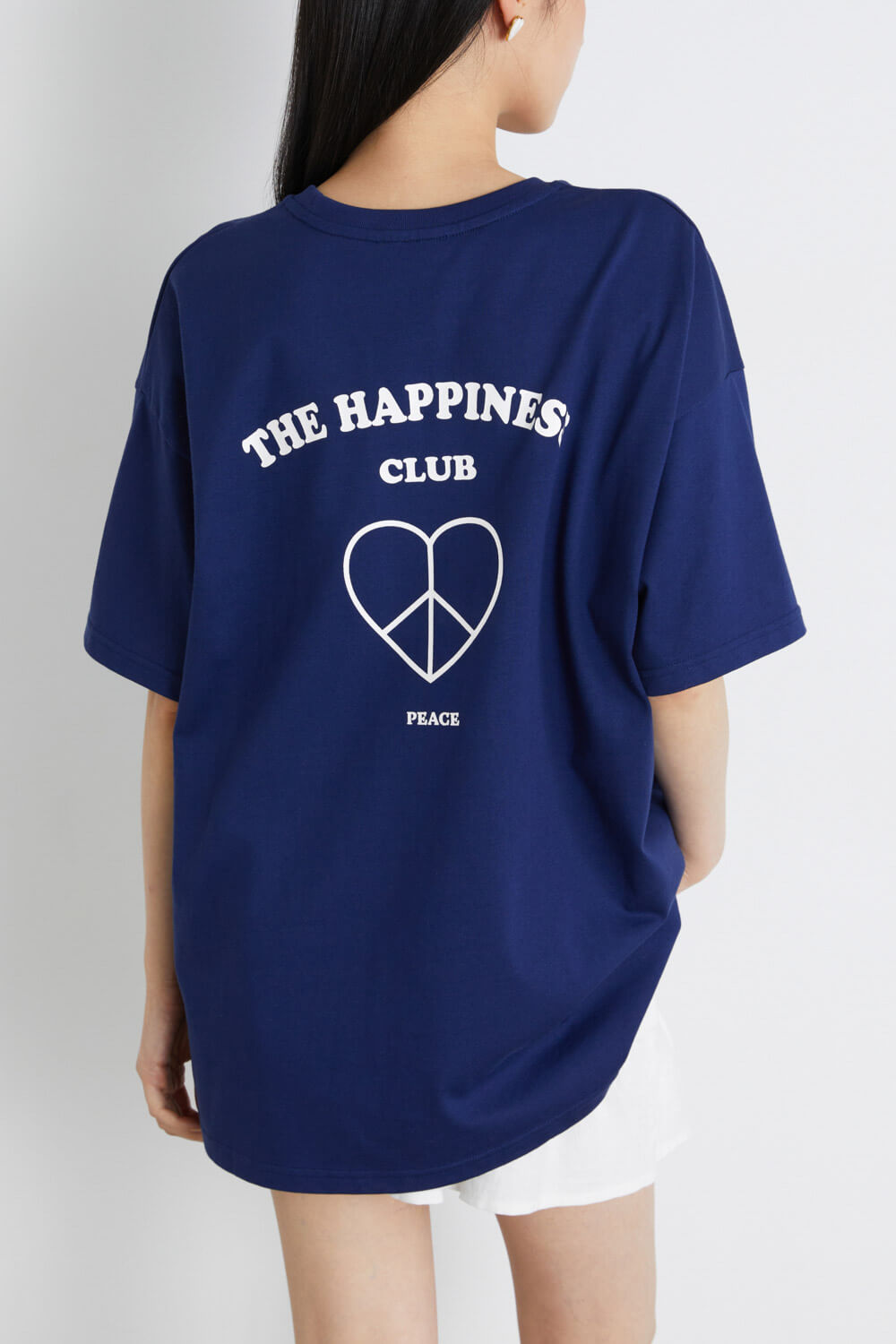 THE HAPPINESS CLUB 印花T恤