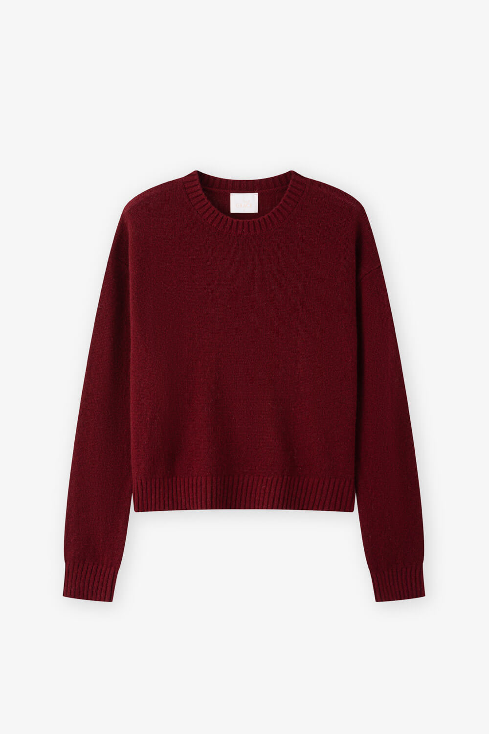 圓領氂牛絨針織衫