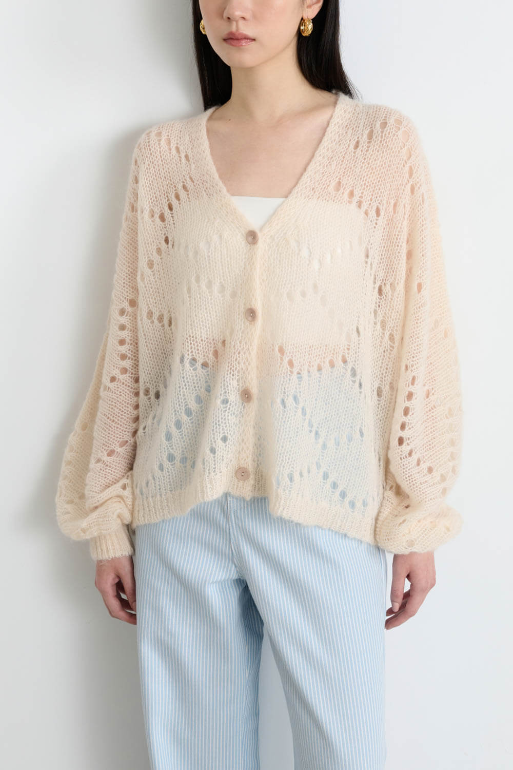 鏤空OVERSIZE毛衣