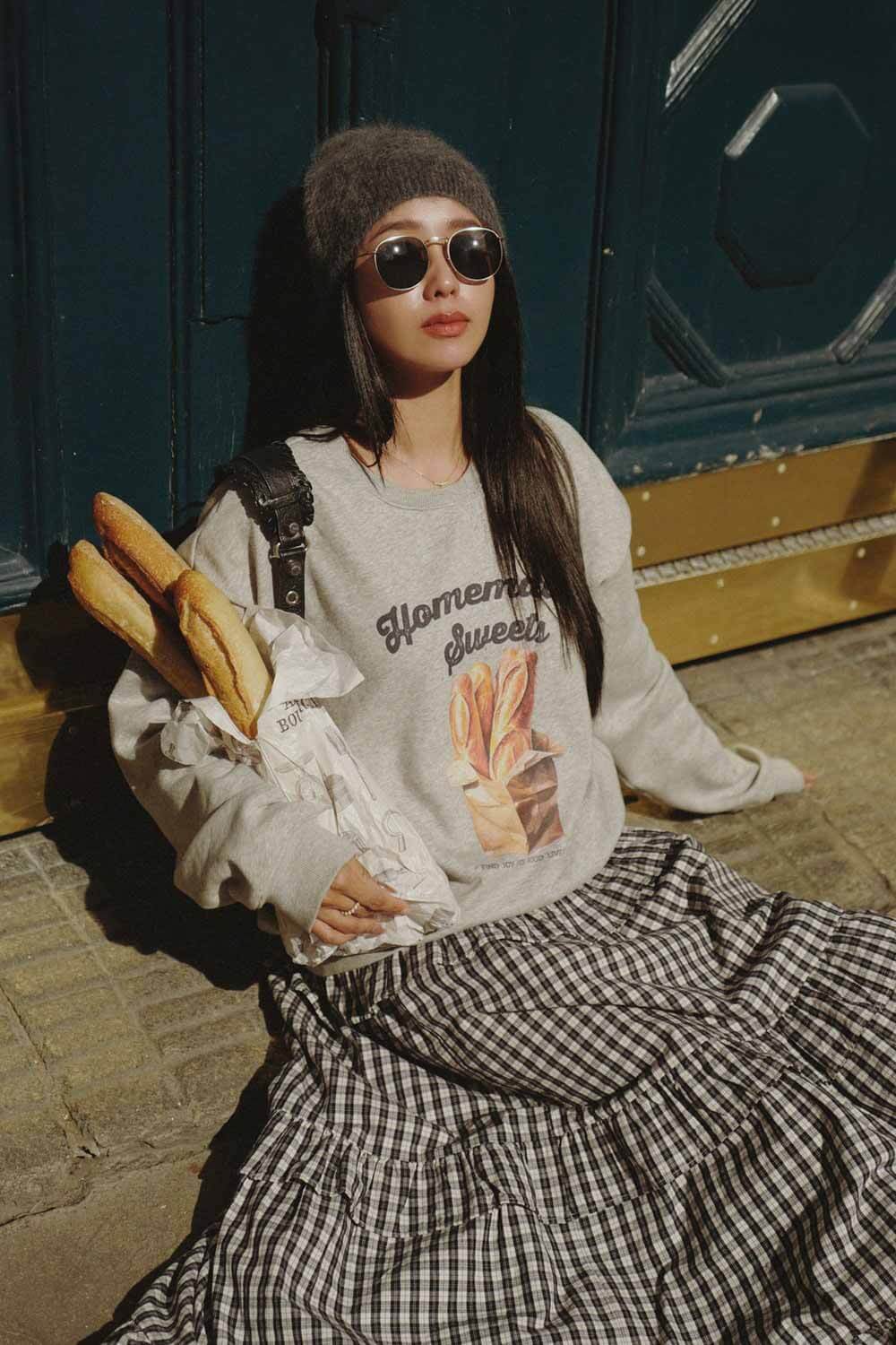 法棍印花衛衣 法棍印花衛衣