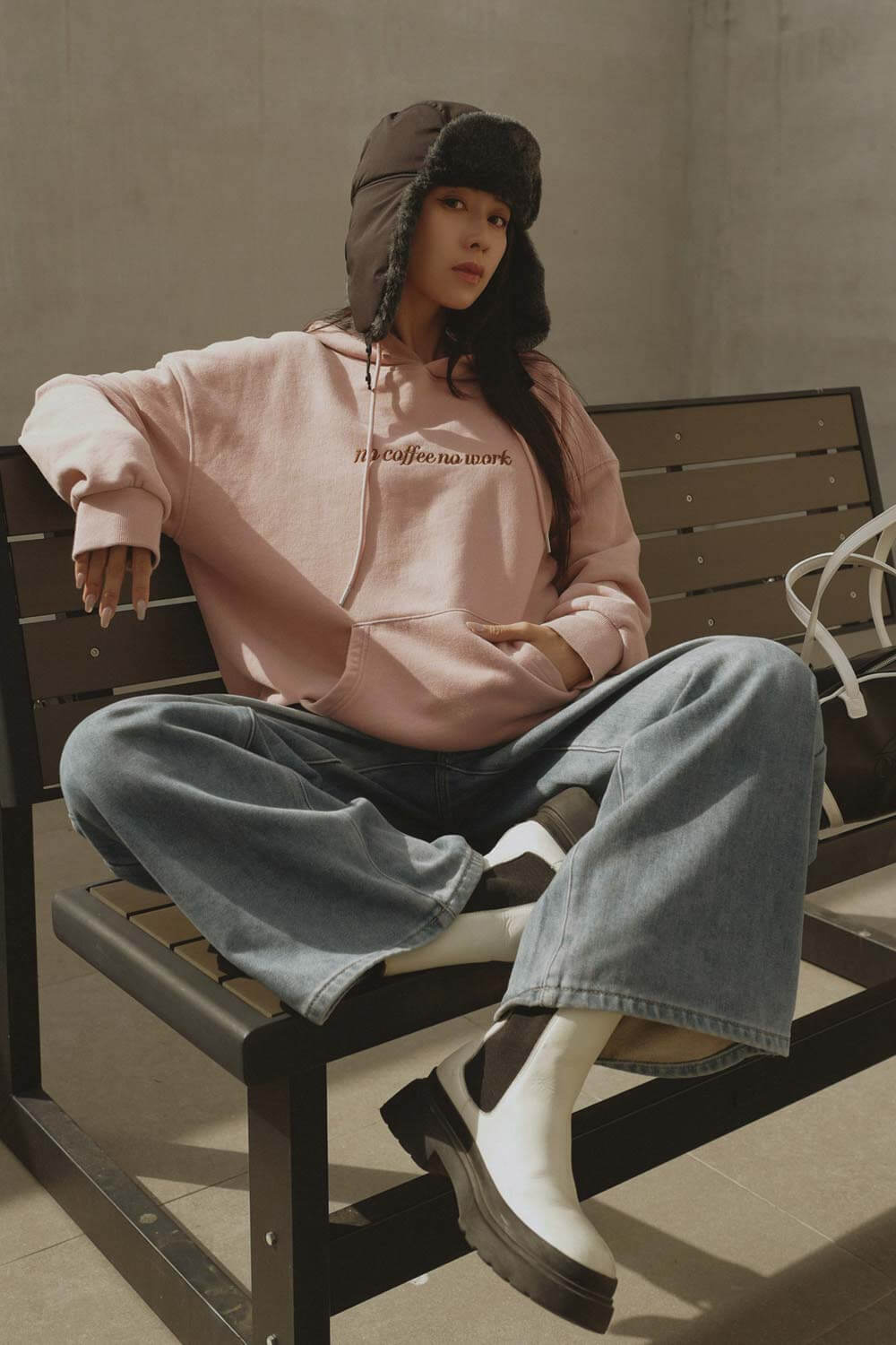 NO COFFEE NO WORK連帽衛衣