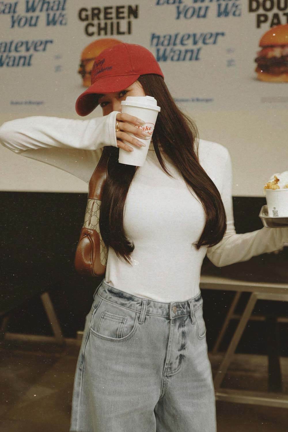 高領素面打底衣