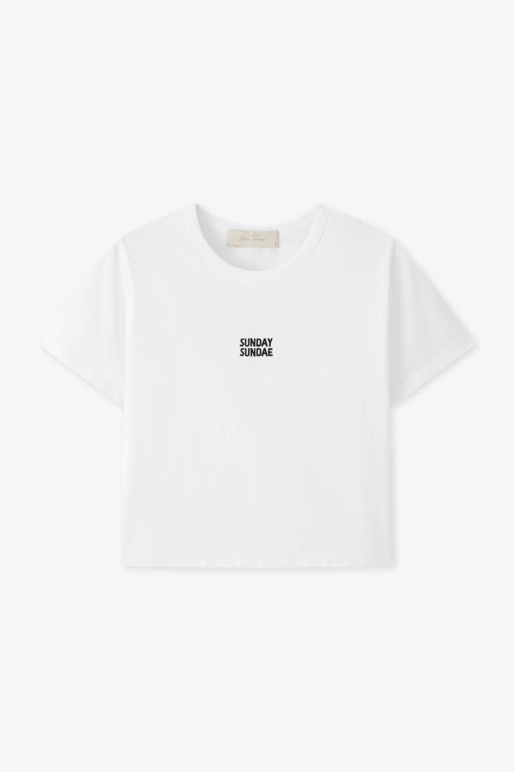 SUNDAY SUNDAE繡花T恤