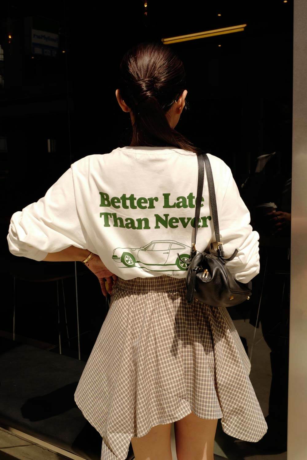 Better Late Than Never印花T恤