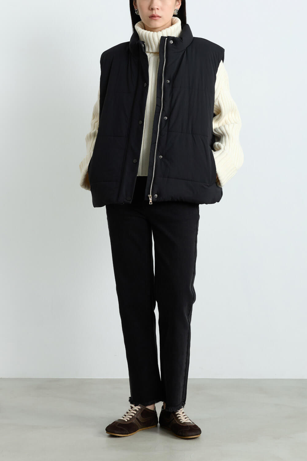 鬚邊九分牛仔褲