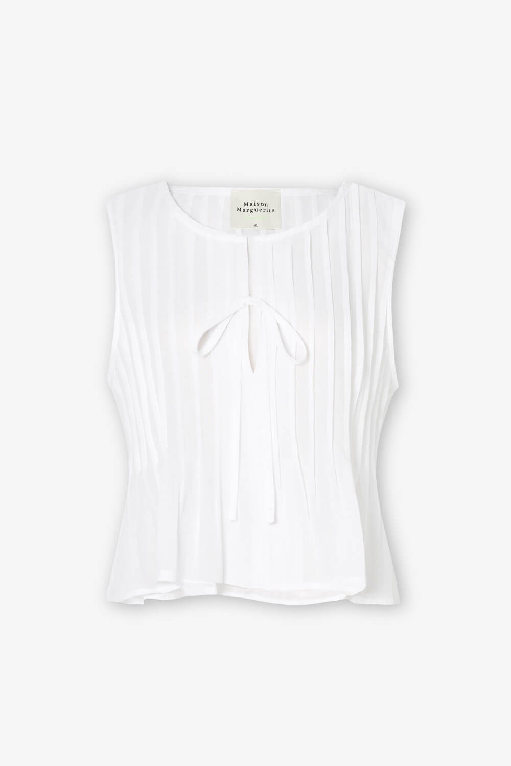 圓領綁帶打折上衣