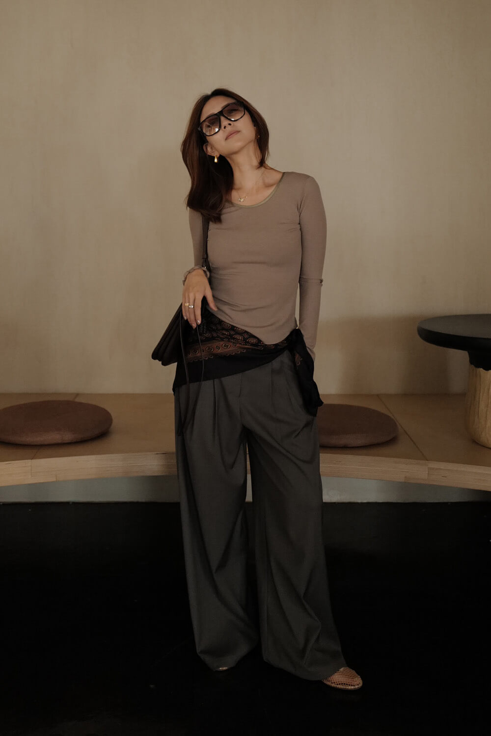 打折寬筒西裝褲