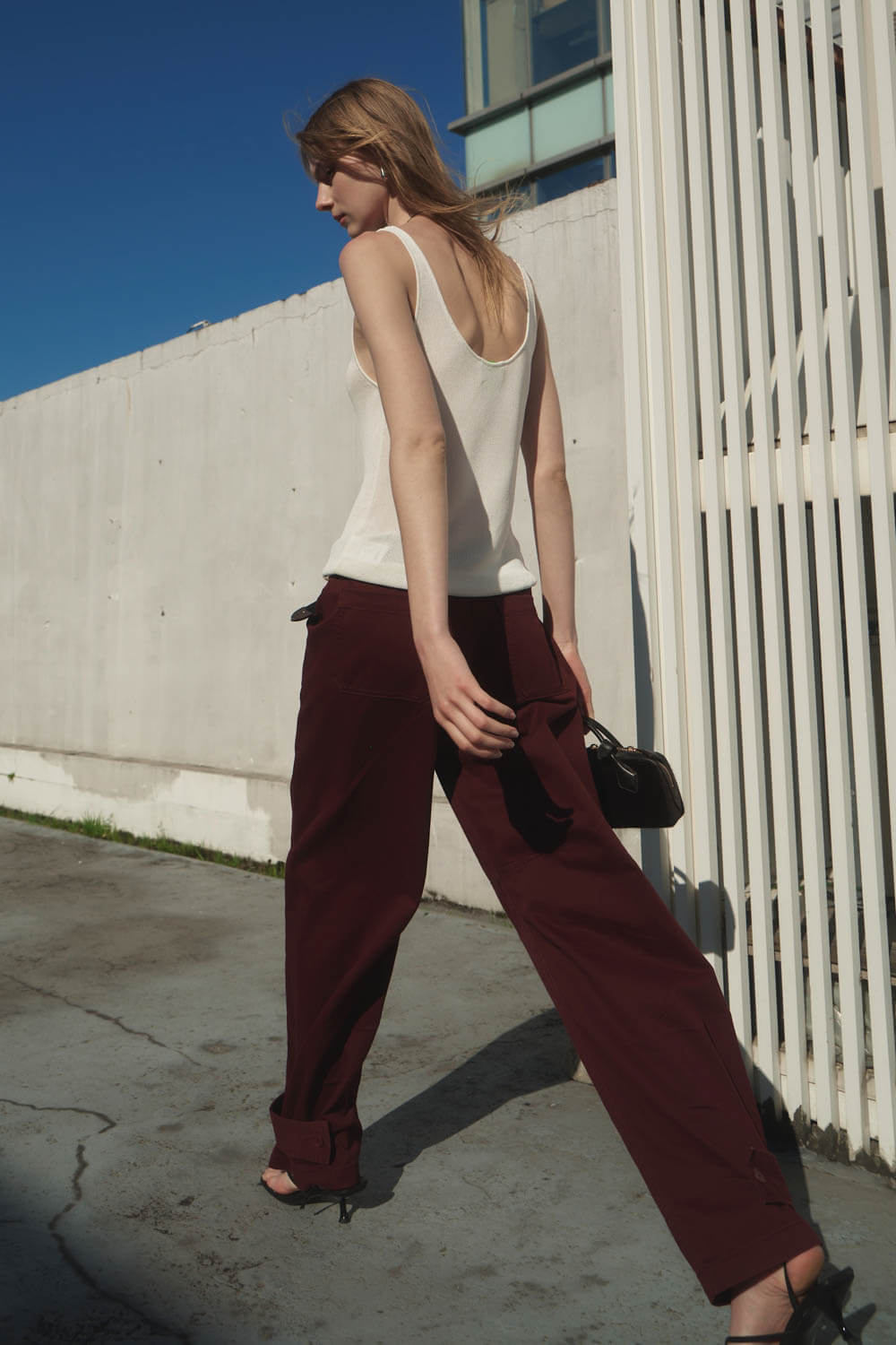 微繭型斜紋棉褲