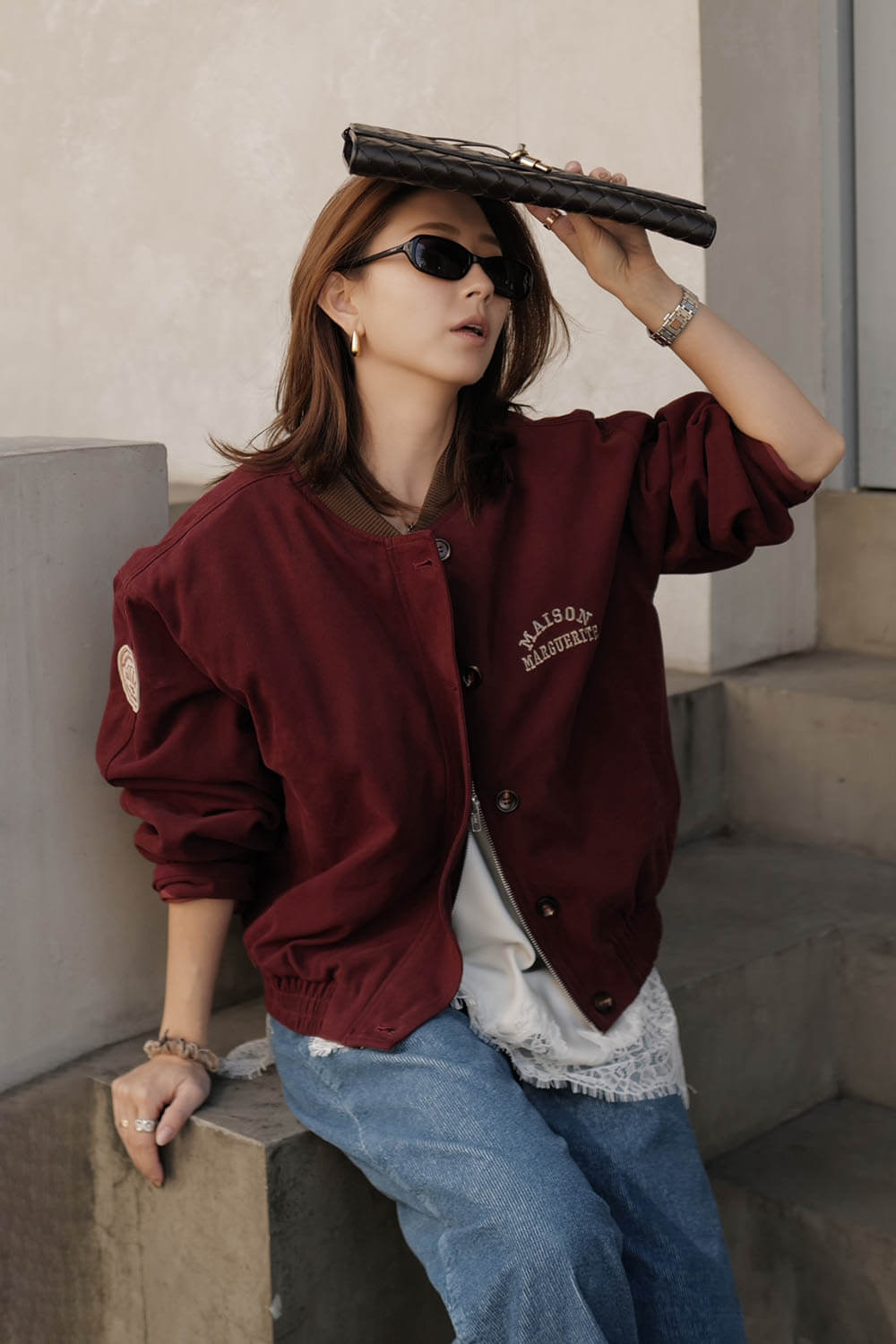 可拆式鋪棉棒球外套