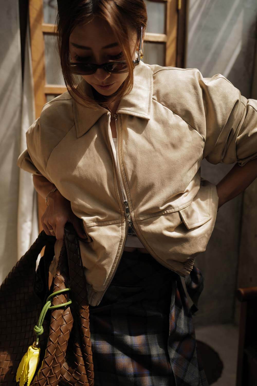 麂皮羽絨棉外套 麂皮羽絨棉外套