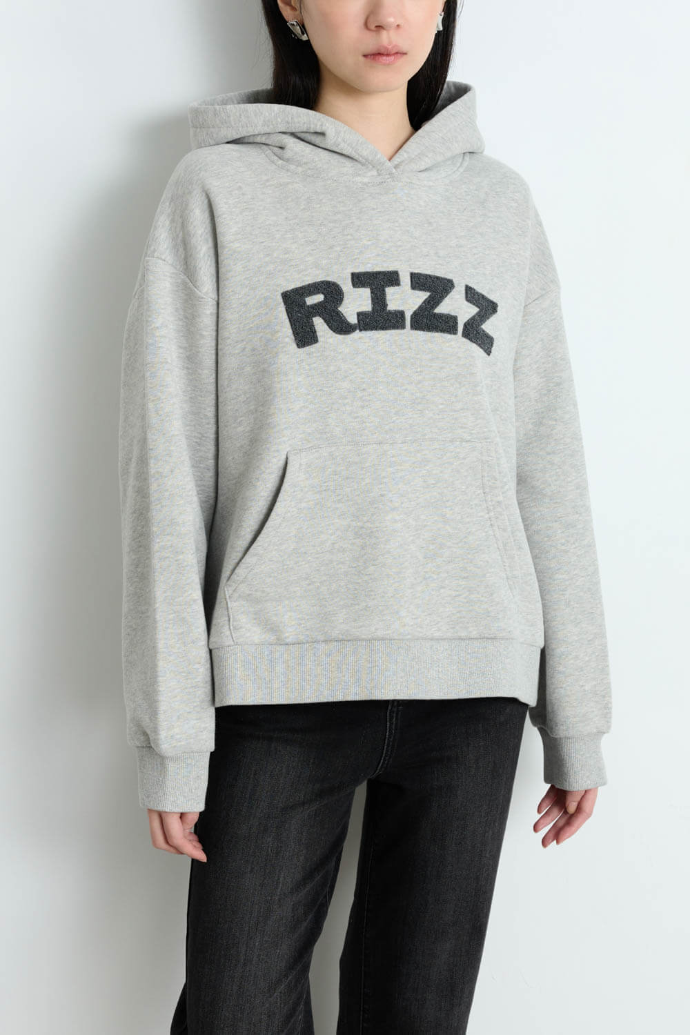 RIZZ毛巾繡連帽上衣