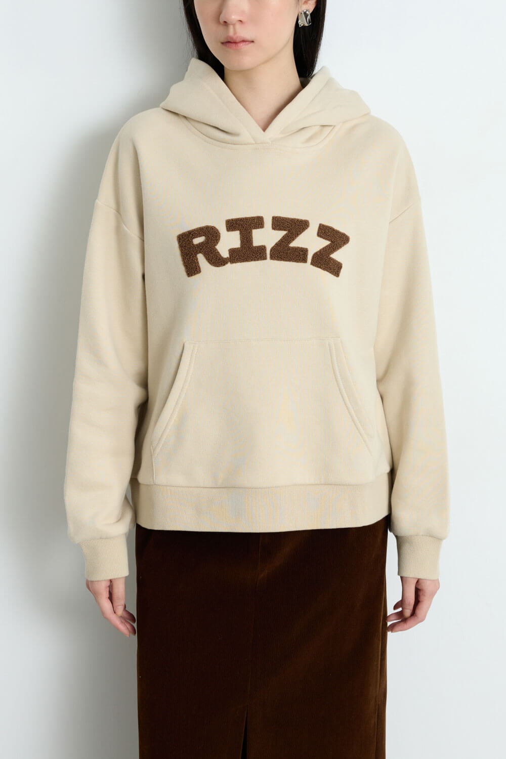 RIZZ毛巾繡連帽上衣