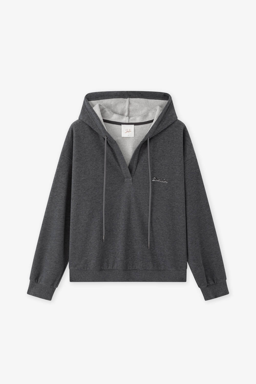 繡飾連帽長袖上衣 繡飾連帽長袖上衣