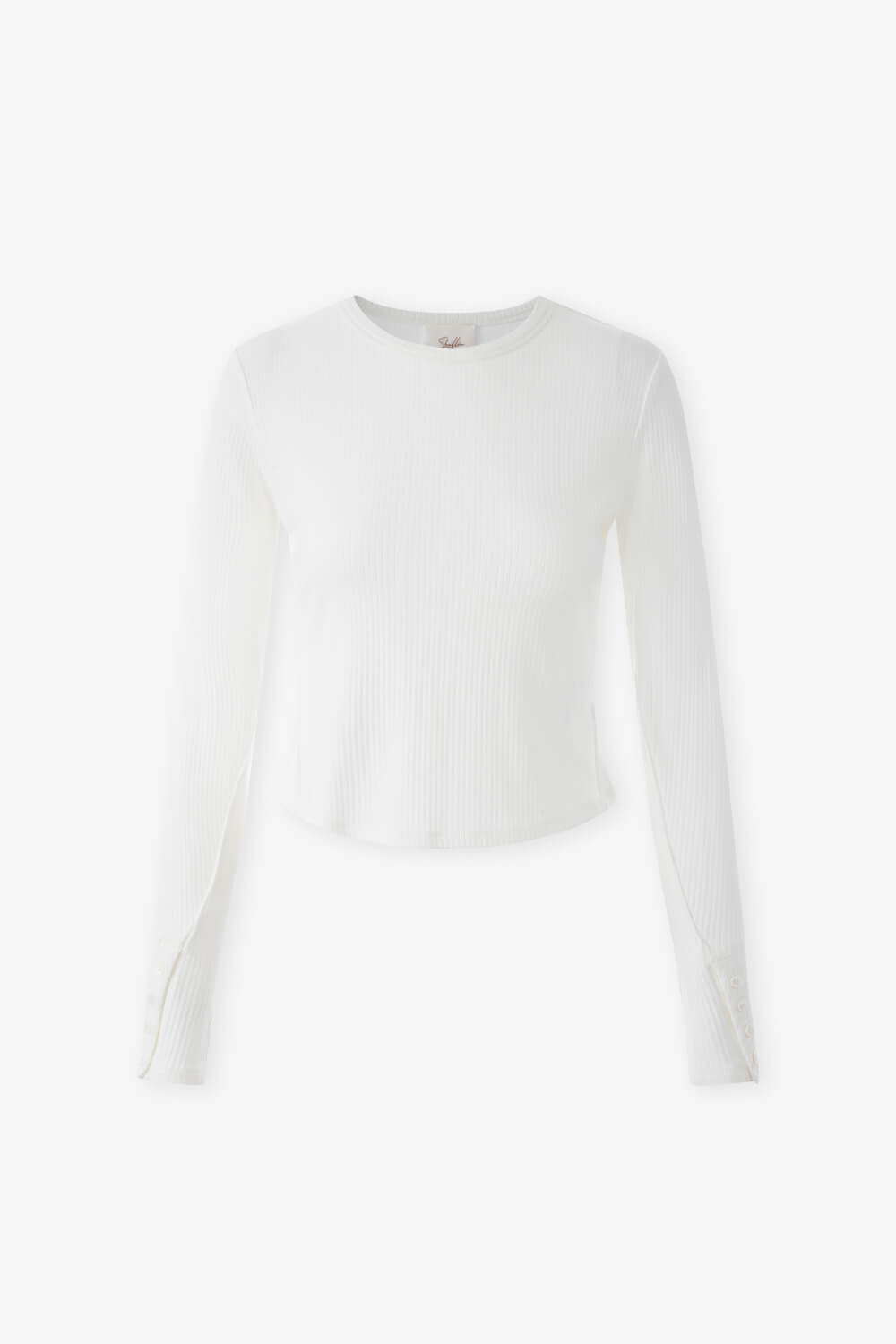 袖開釦圓領上衣 袖開釦圓領上衣