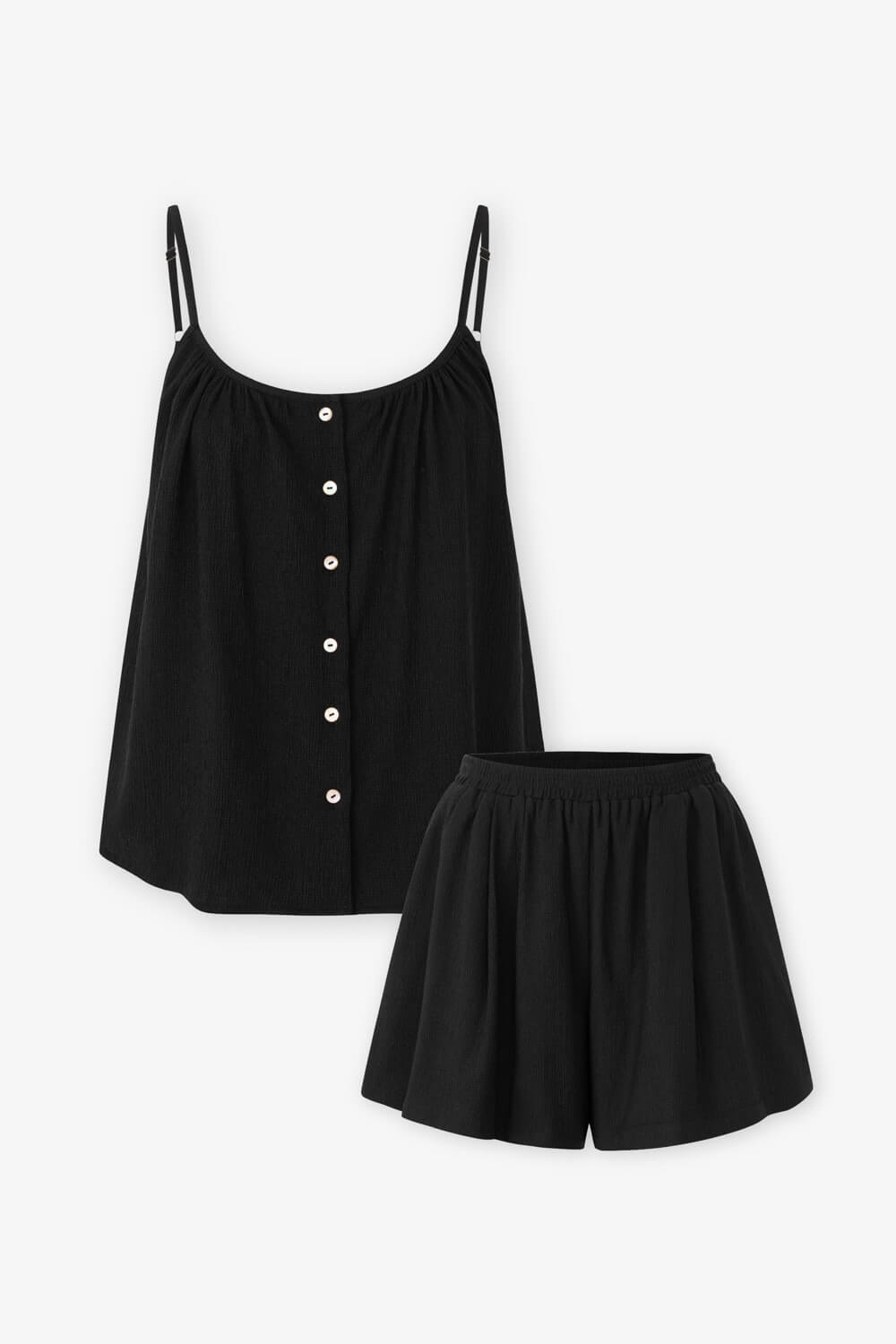 紋理感背心休閒套裝