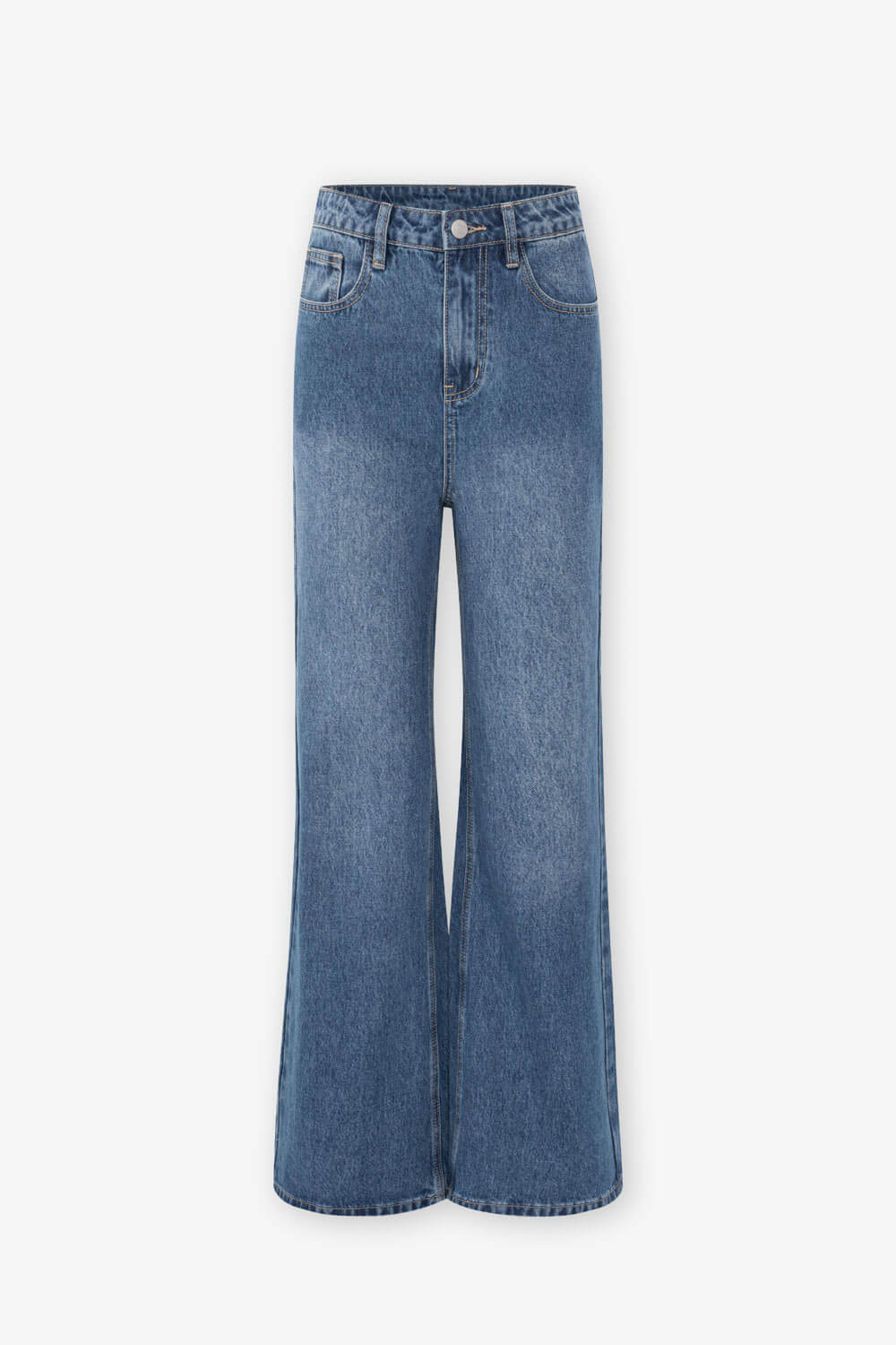 加長微喇叭牛仔長褲